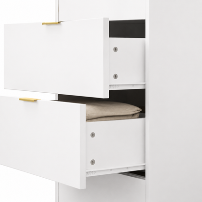 8-Drawer Dresser from particle board White