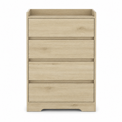 Modern 4-Drawer Handleless Dresser for Bedroom